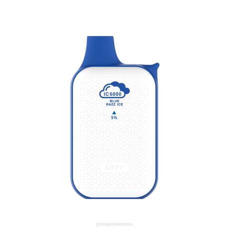 IJOY vape Indonesia - iJOY Bar IC6000 sekali pakai 604B202 es razz biru