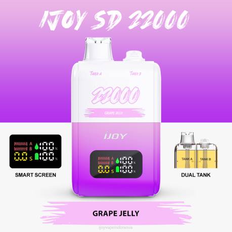 IJOY flavors vape - iJOY SD 22000 sekali pakai 604B153 Jeli anggur