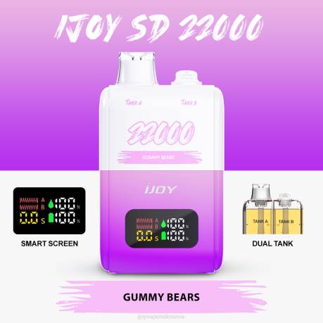 IJOY vape jakarta - iJOY SD 22000 sekali pakai 604B154 beruang bergetah