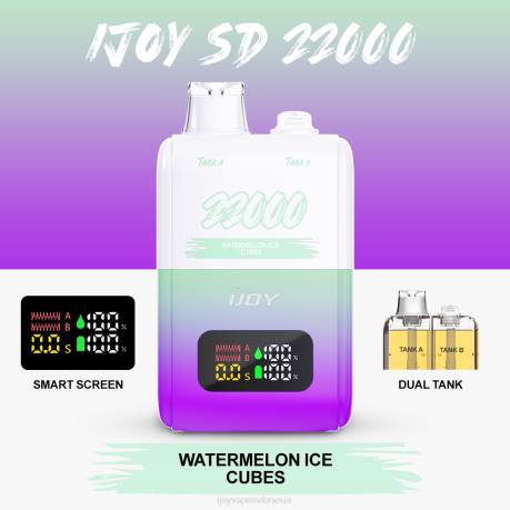 IJOY vape price - iJOY SD 22000 sekali pakai 604B159 es batu semangka